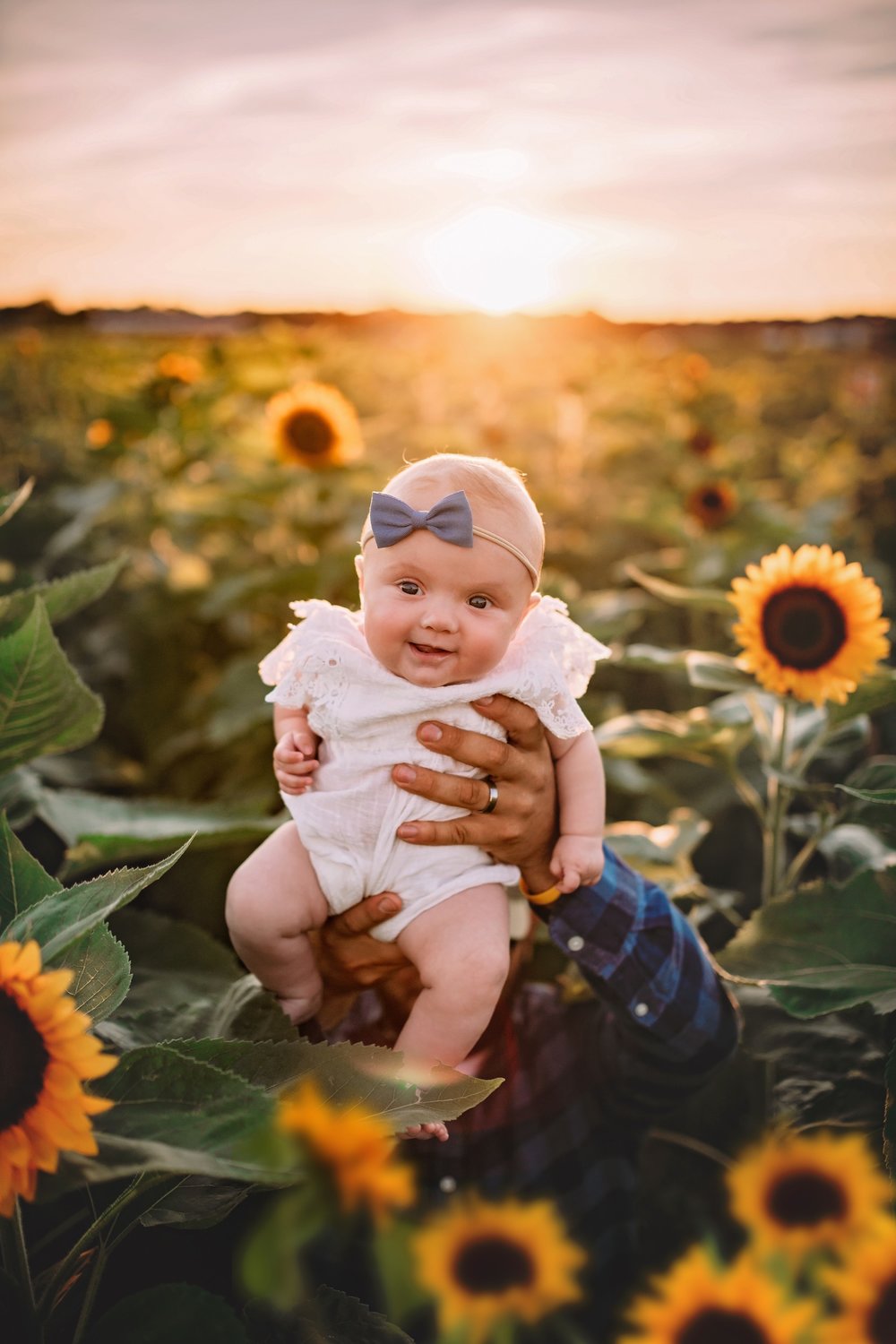 The owners’ baby daughter, Penelope Jane Weiss, also enjoys the fresh flowers.